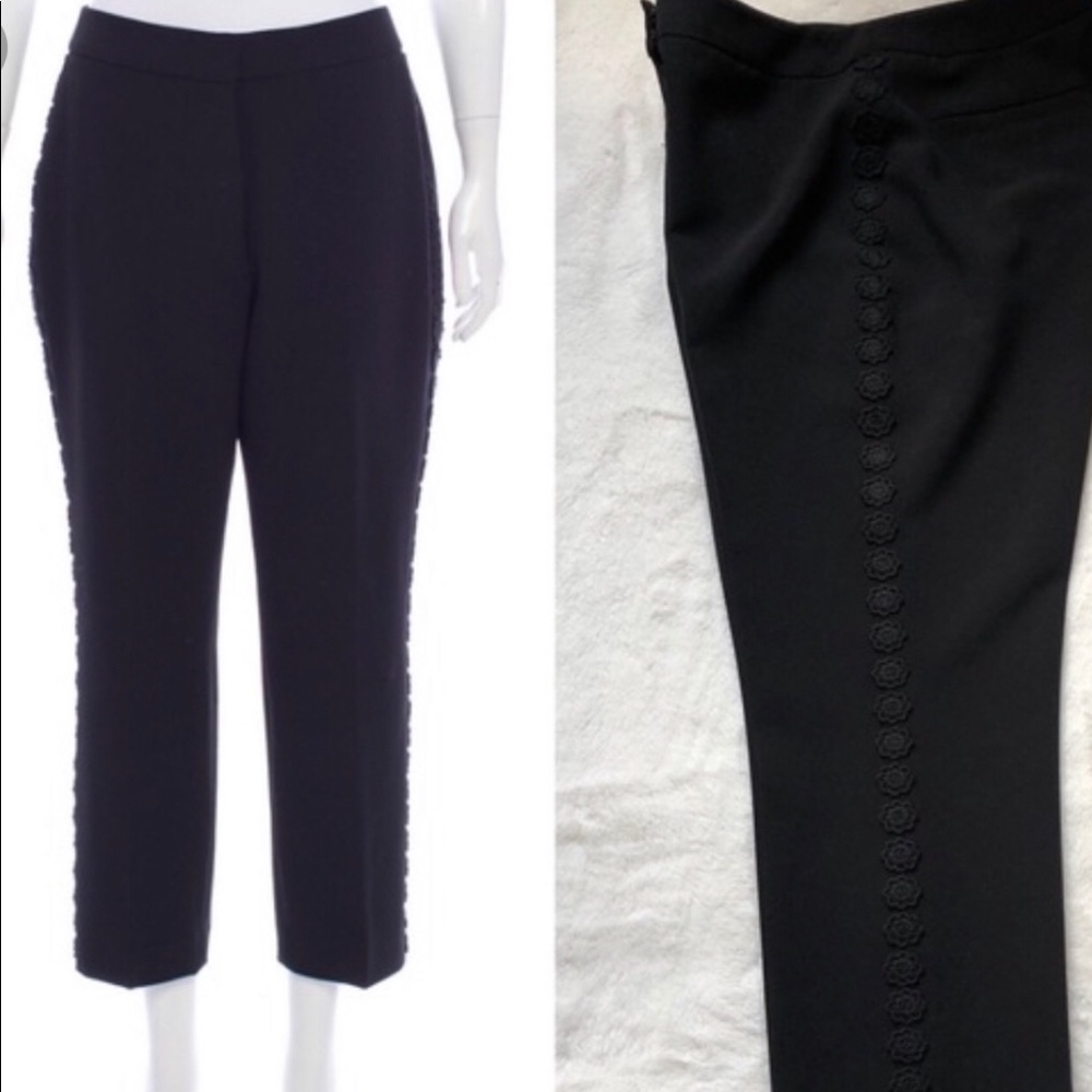 Kate spade New York dress pants floral sides